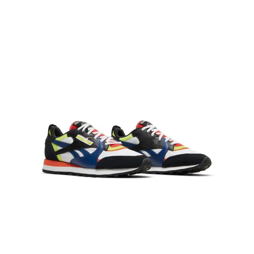 Кроссовки Reebok Classic Leather 'White Black Dynamic Red' 8