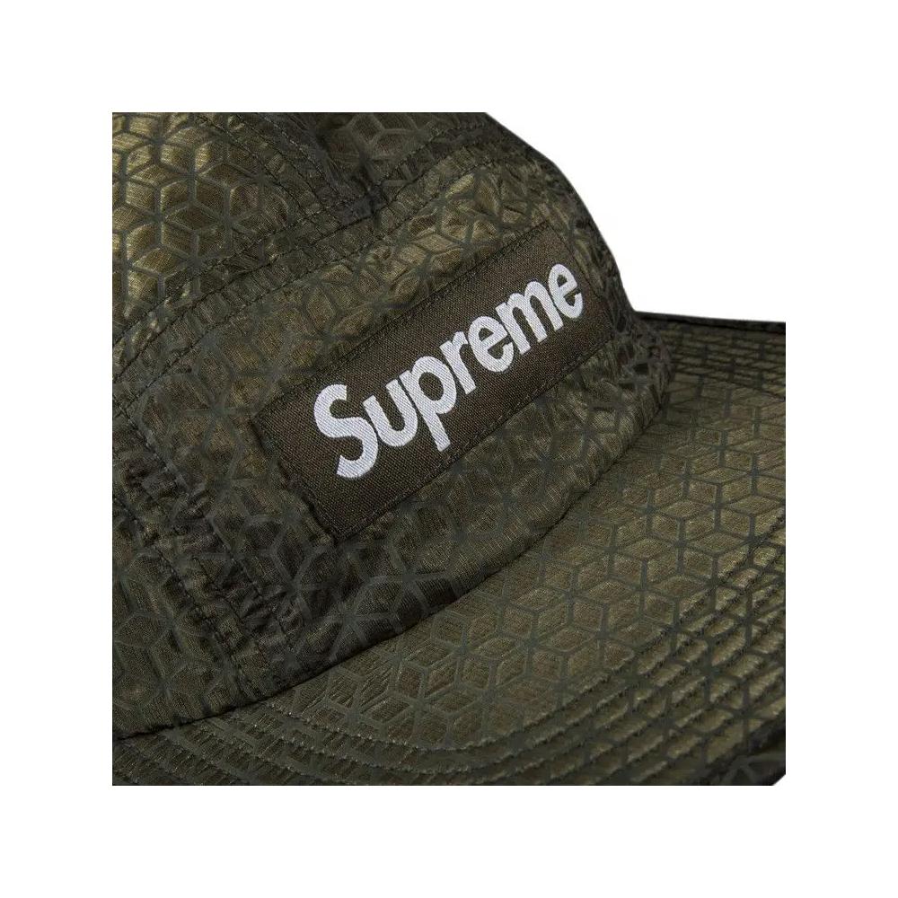Кепки Supreme Geometric Ripstop Camp Cap 'Оливковый' 2