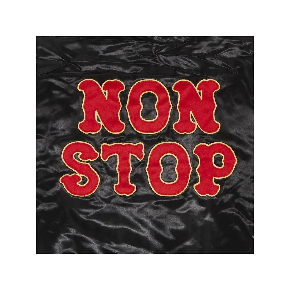 Бомберы Supreme x Homerun Satin Hooded Varsity Jacket 'Black' 3