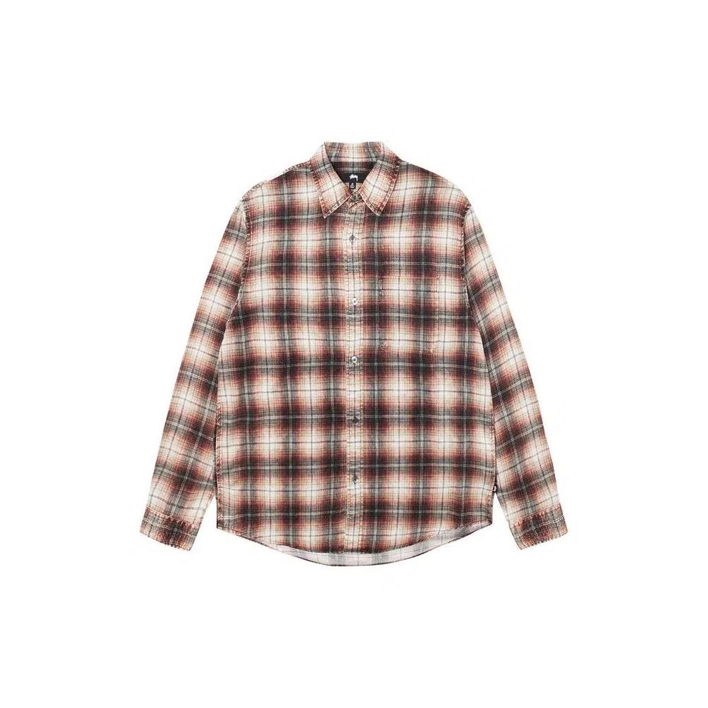 Рубашки Stussy Matthew Printed Shirt 'Umber' 1