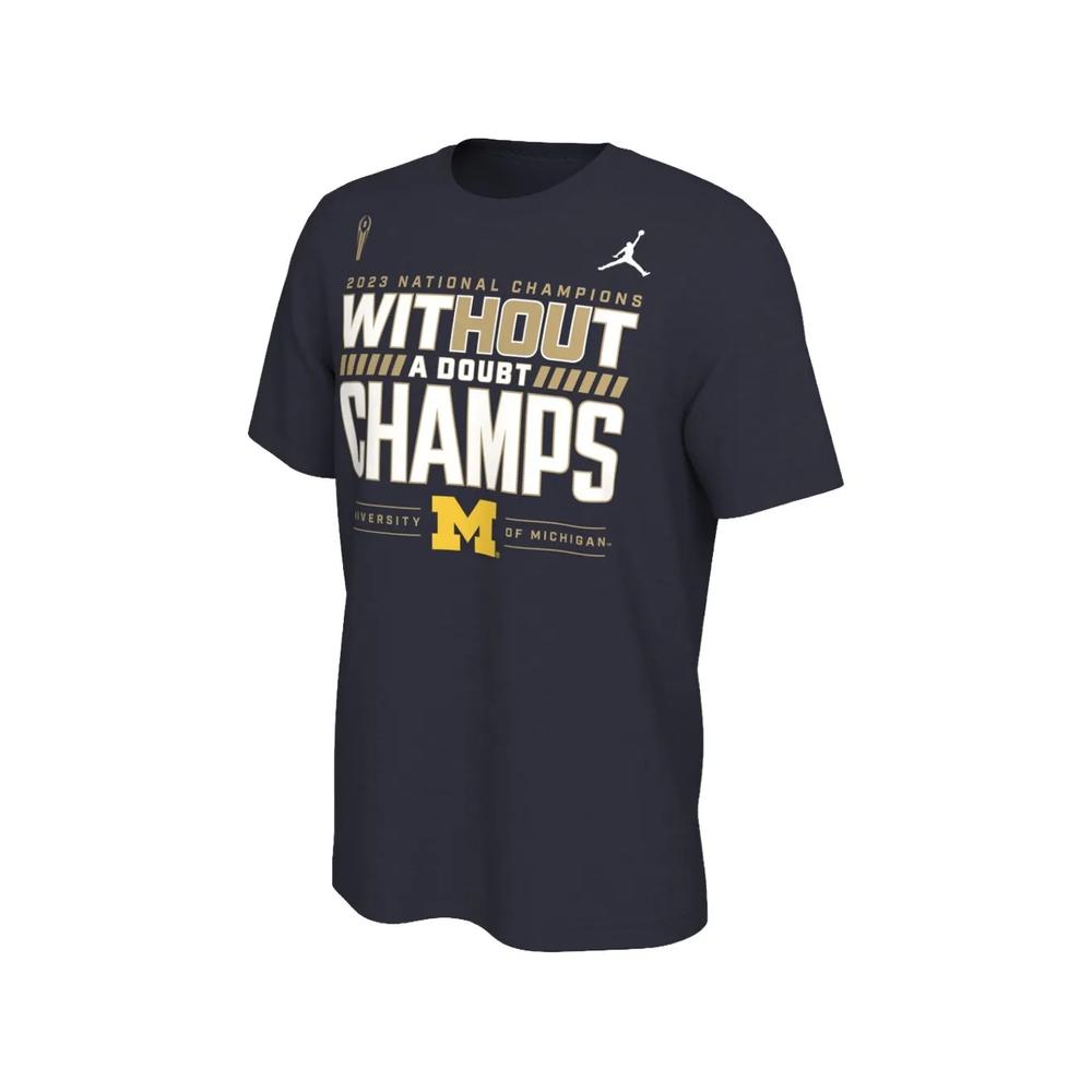 Футболка Michigan Wolverines 2023 National Champions Locker Room 1