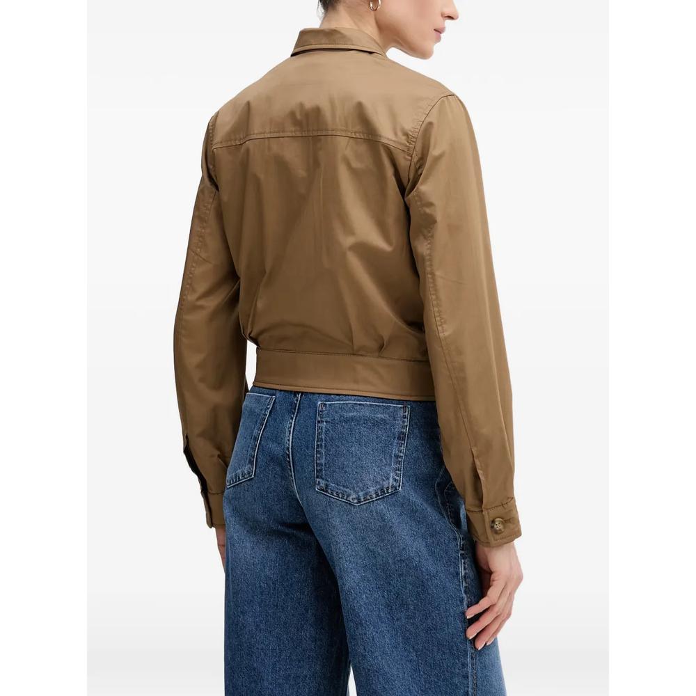 Clement logo-patch flap-pocket cropped jacket 3