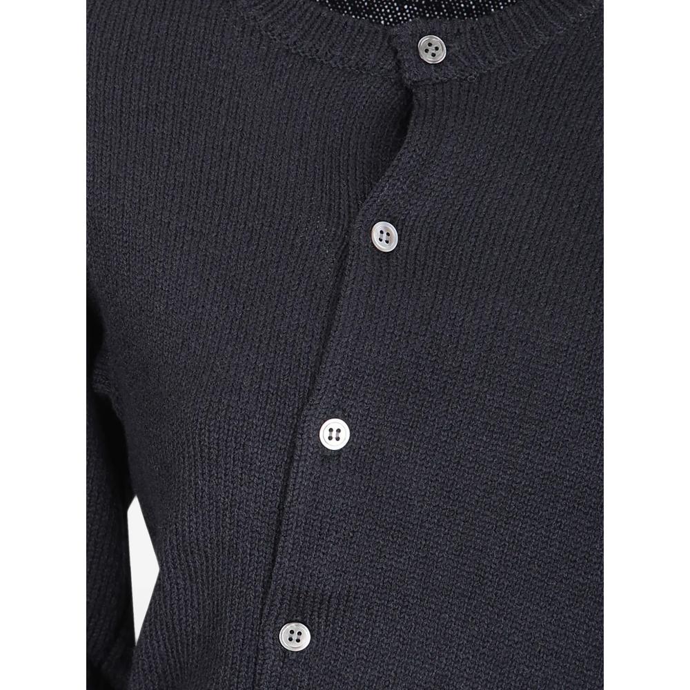 asymmetric button-up sweater 2
