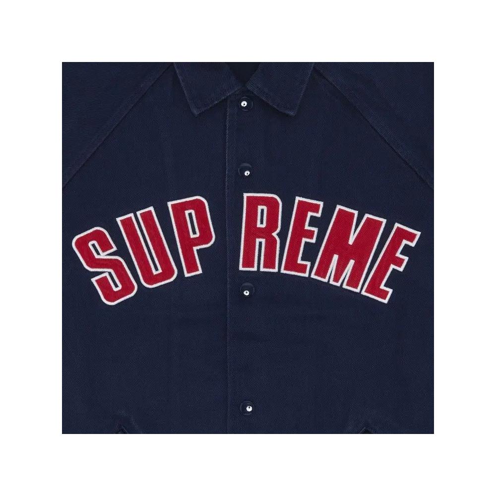 Джинсовые куртки Supreme Arc Denim Coaches Jacket «Темно-синий» 3