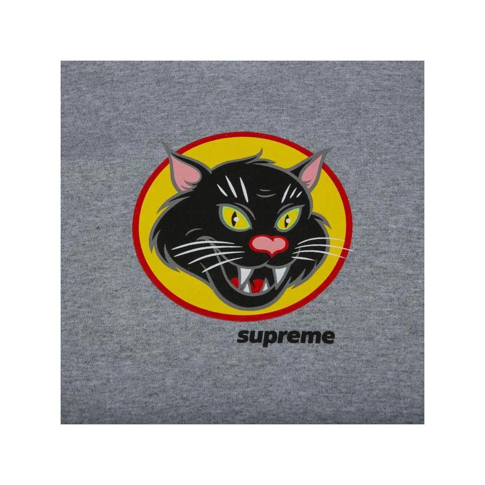 Футболки Supreme Black Cat Tee 'Heather Grey' 2