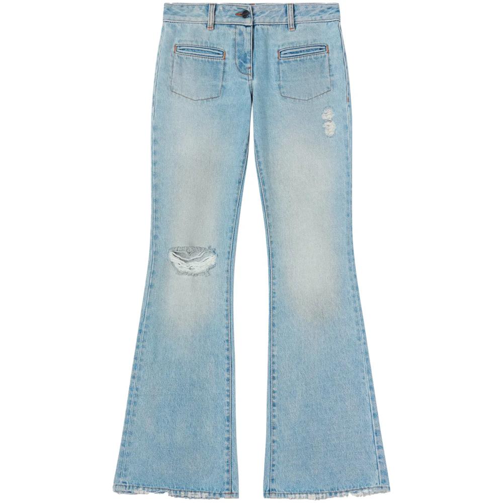 Джинсы bootcut с заниженной талией 1