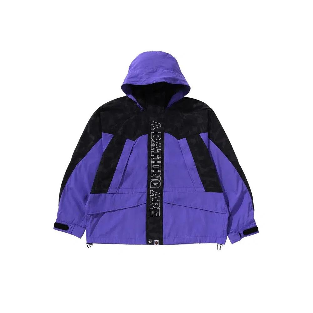 Верхняя одежда BAPE Camo Panel Snowboard Jacket 'Purple' 3
