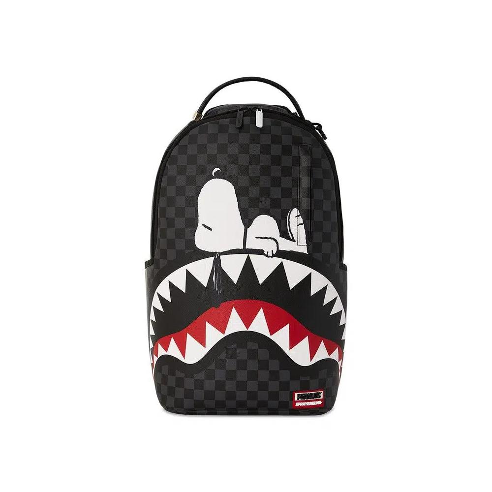 Рюкзаки Sprayground x Peanuts Snoopy Sunday Chilling DLXV Backpack 'Black/Grey' 1
