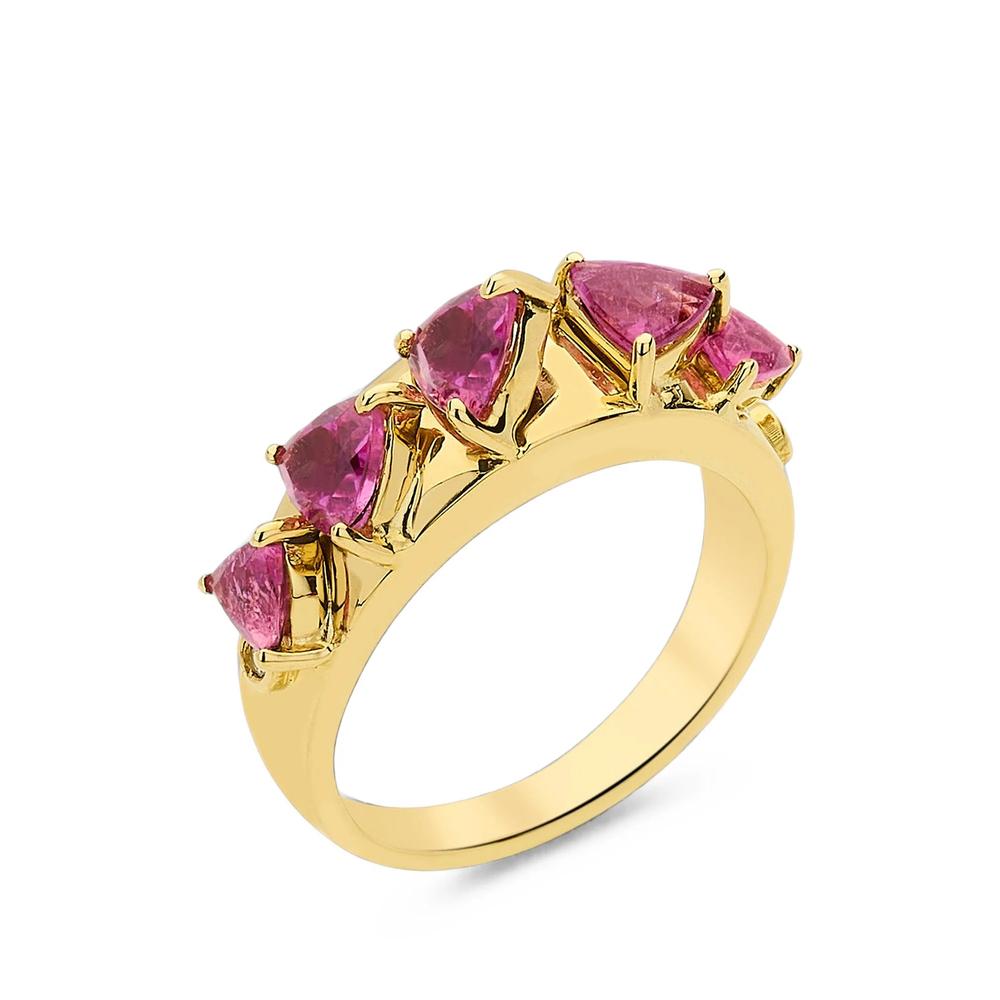 Mandala Domino tourmaline and diamond ring 1