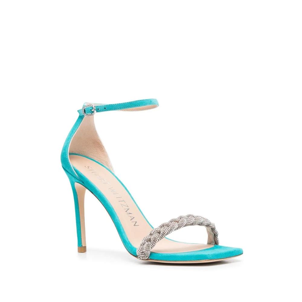 Sue 100mm braided-strap sandals 2