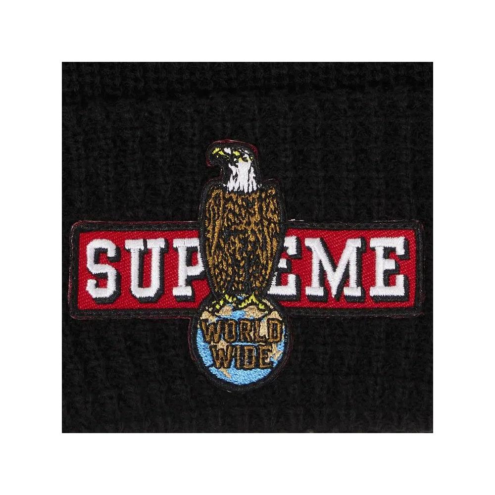 Шапки-бини Supreme Eagle Beanie 'Black' 3