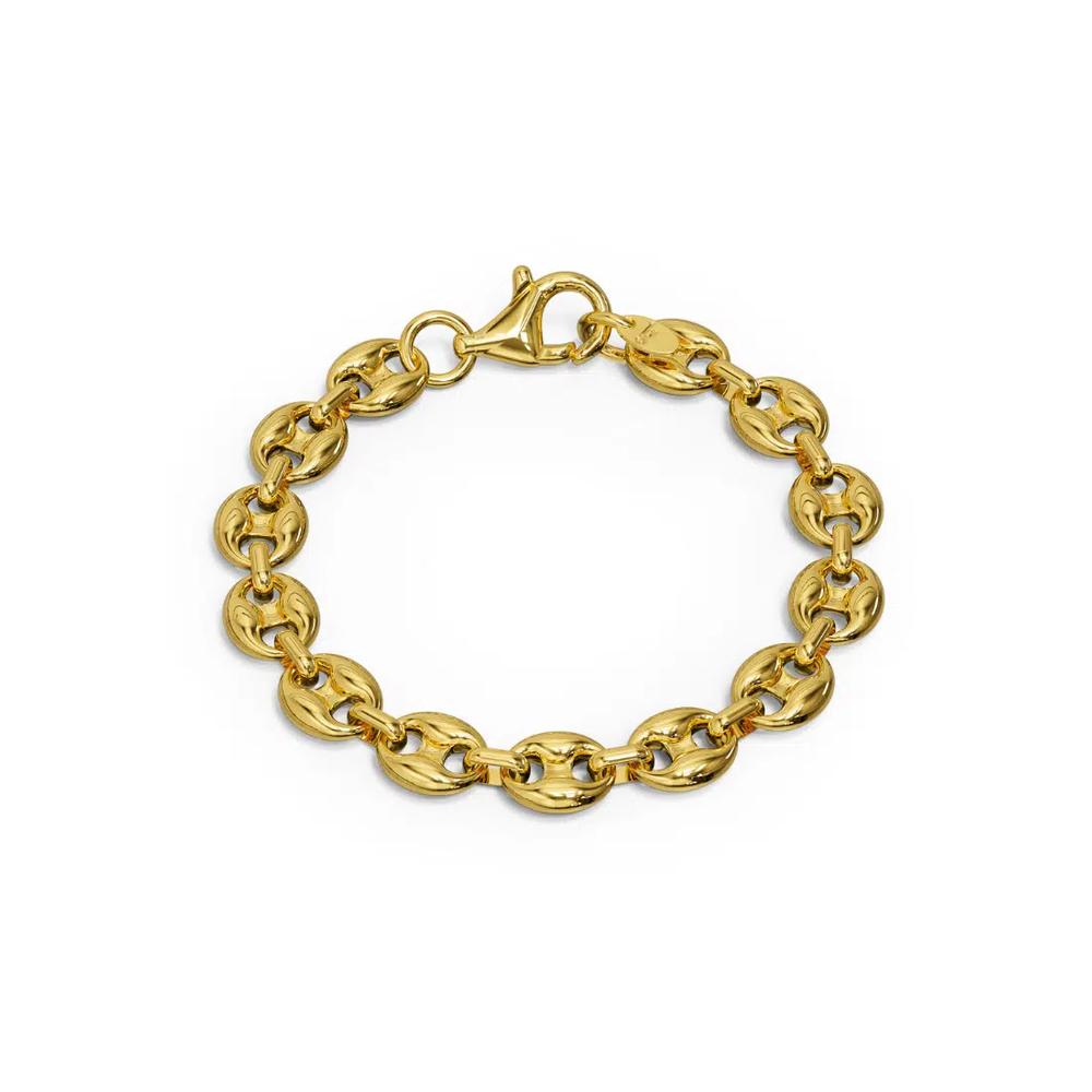 Браслет-цепь Interlocking Anchor Link в золоте - 11 мм 1