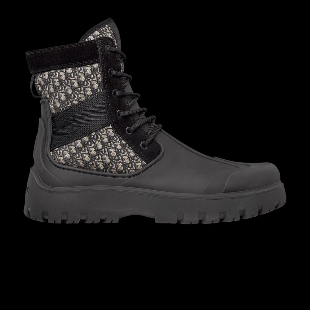 Ботинки Dior Garden Lace Up Boot 'Dior Oblique - Black' 1