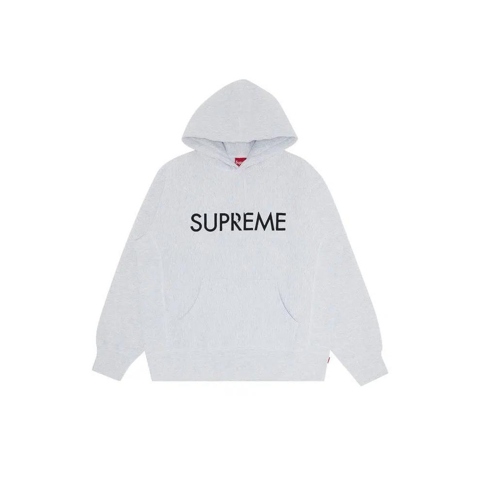 Худи Supreme Capital Hooded Sweatshirt 'Ash Grey' 1