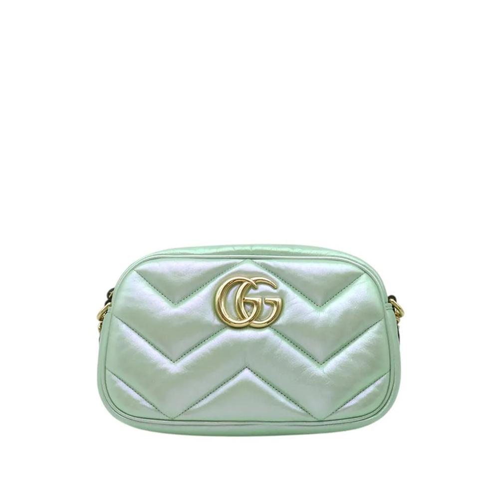 Маленькая сумка через плечо GG Marmont Matelasse Iridescent Nappa (2016-2026 годы) 1
