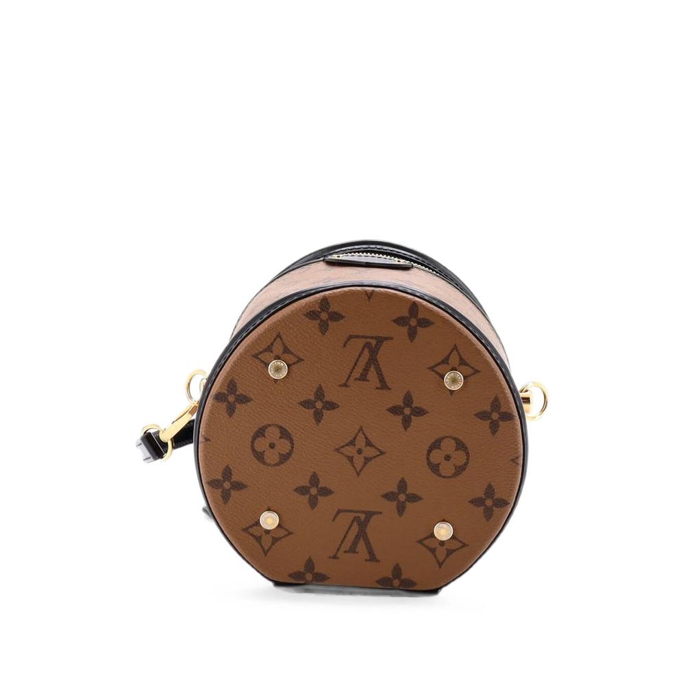 Cannes Handbag Reverse Monogram Canvas satchel 4