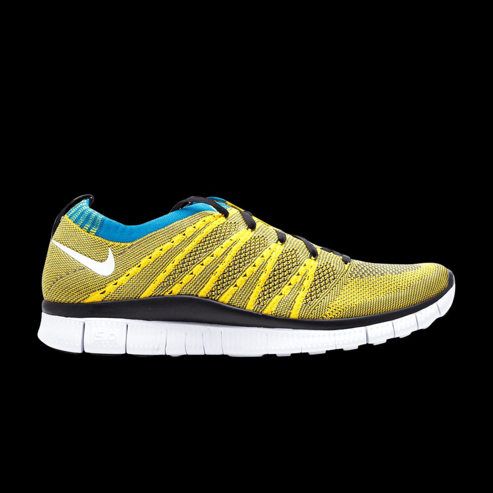 Кроссовки Nike Free Flyknit HTM SP 'Tour Yellow Turquoise' 1