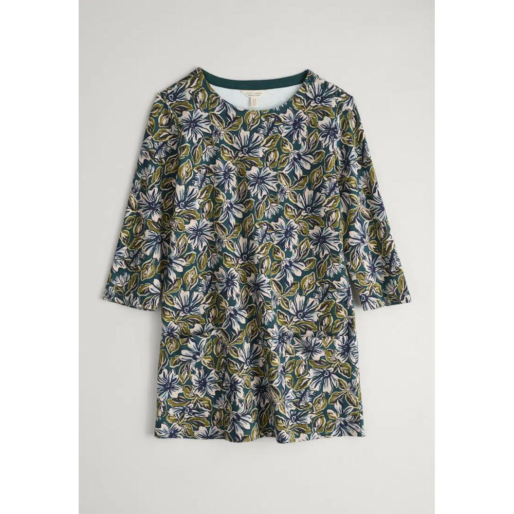 Seasalt Cornwall Туника Teal Tall Waves 5