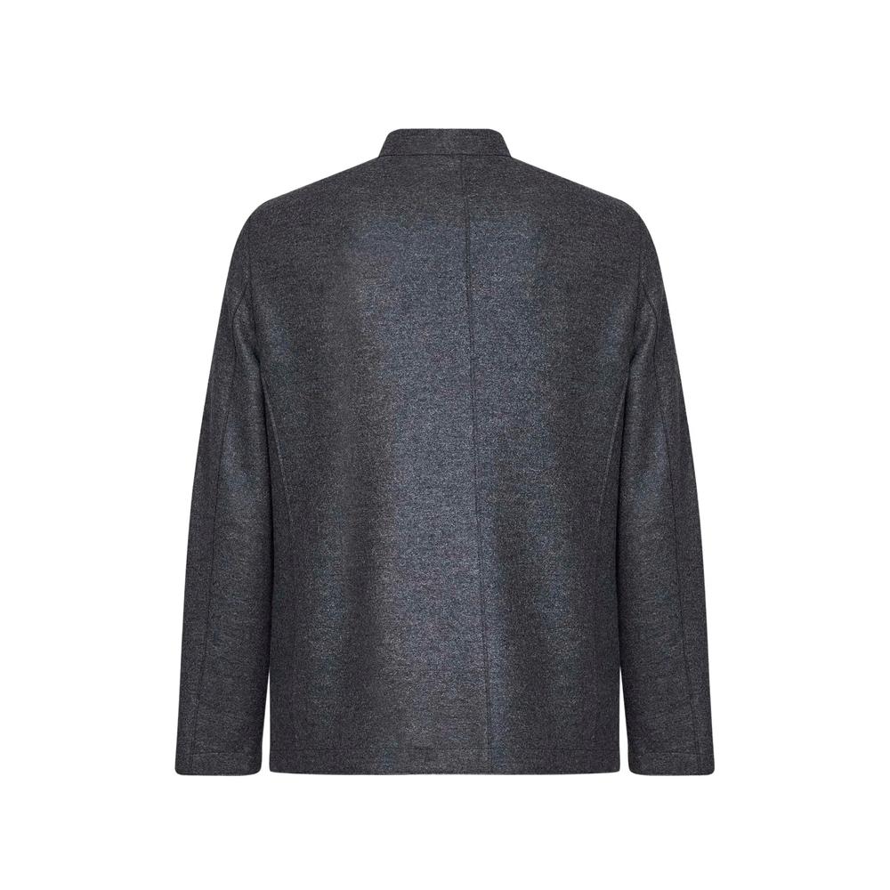 Nehru mandarin-collar virgin-wool jacket 2