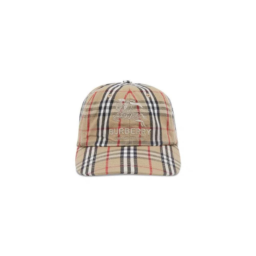 Бейсболки Supreme x Burberry джинсовая шестипанельная «Beige» 1