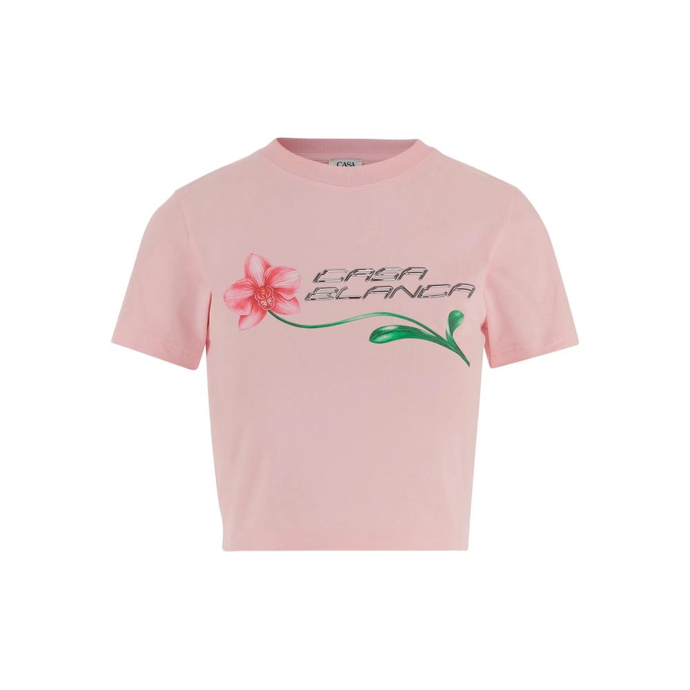 Укороченная футболка Orchid Logo 1