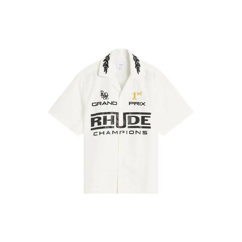 Топы Rhude Champions Snap Shirt 'Белый' 1