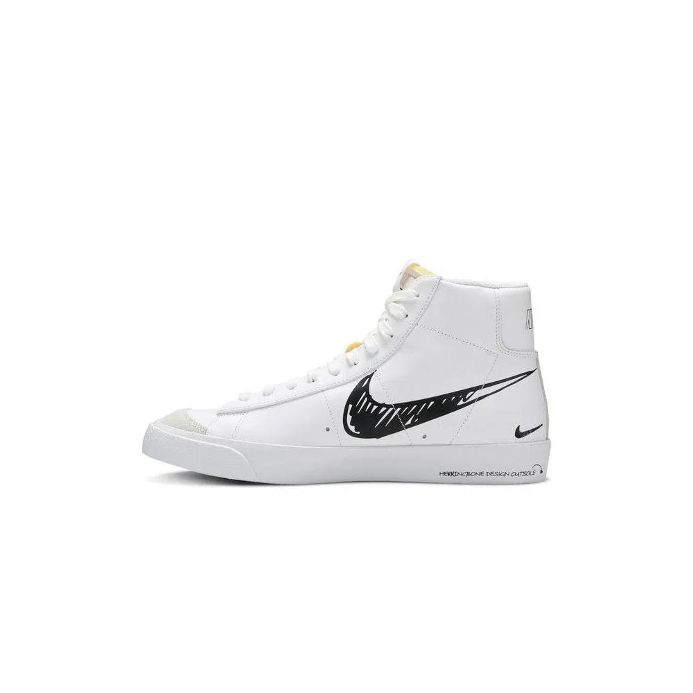 Кроссовки Nike Blazer Mid 77 'Sketch - Black' 4