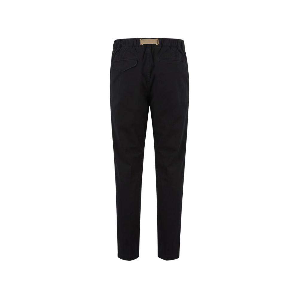 belted elasticated-waist trousers 2