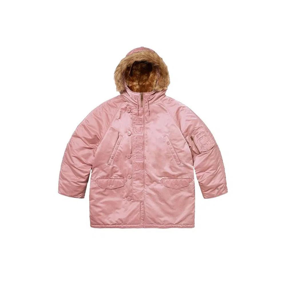 Верхняя одежда Supreme Washed Flight Satin N-3B Parka 'Dusty Pink' 1