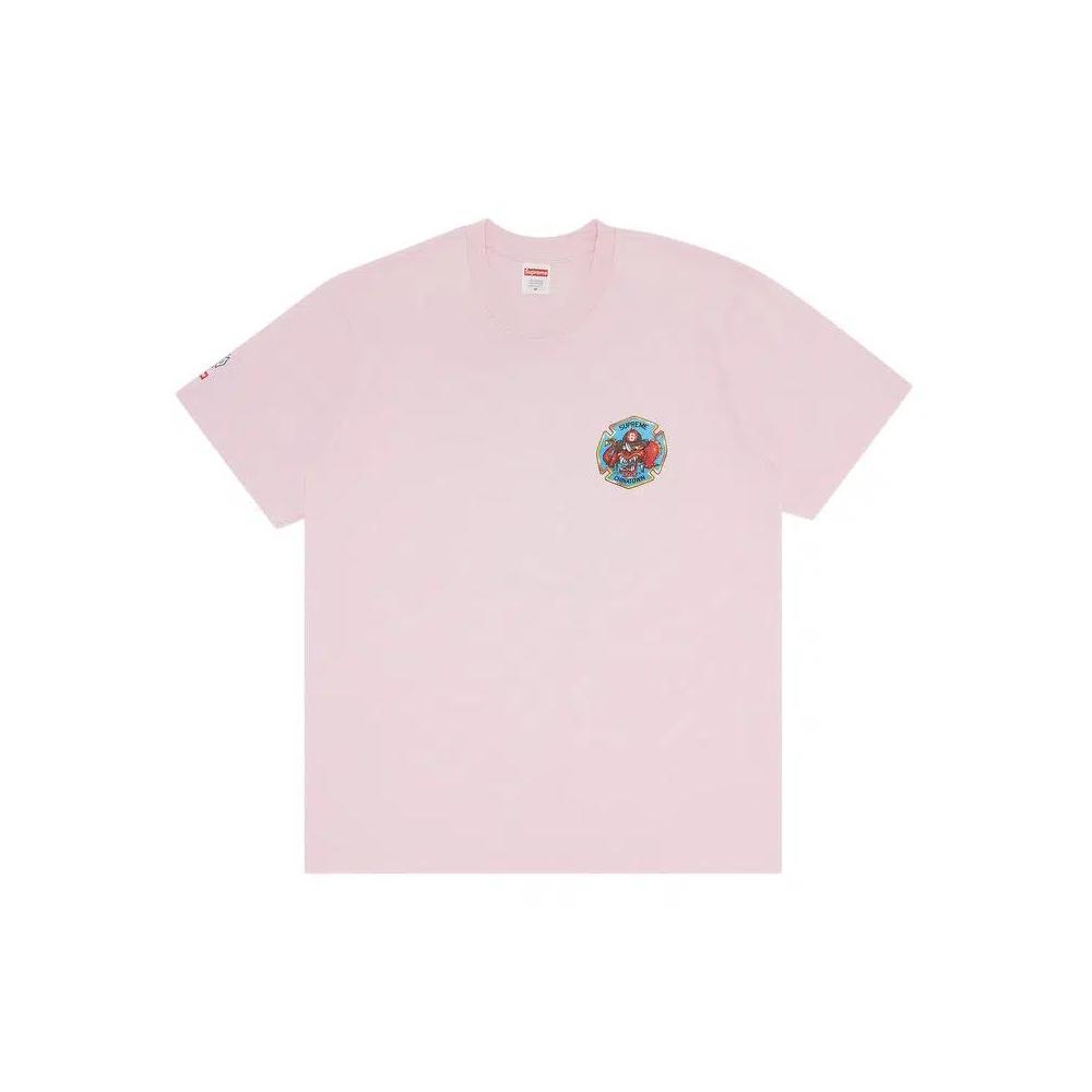 Футболки Supreme FDNY Engine 9 Tee 'Light Pink' 1