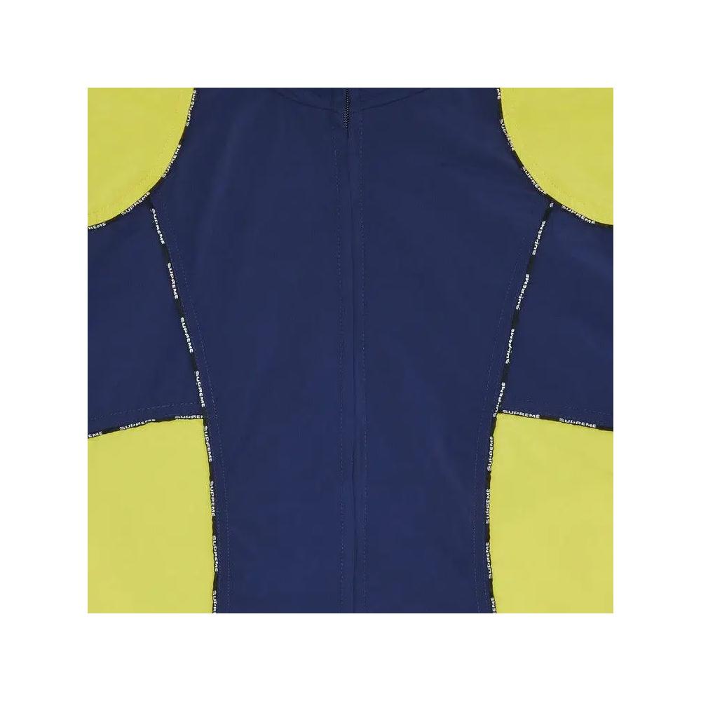 Куртки Supreme Logo Piping Hooded Track Jacket «Navy» 3