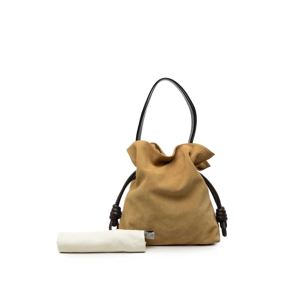 2015 Large Suede Flamenco Knot tote bag 7