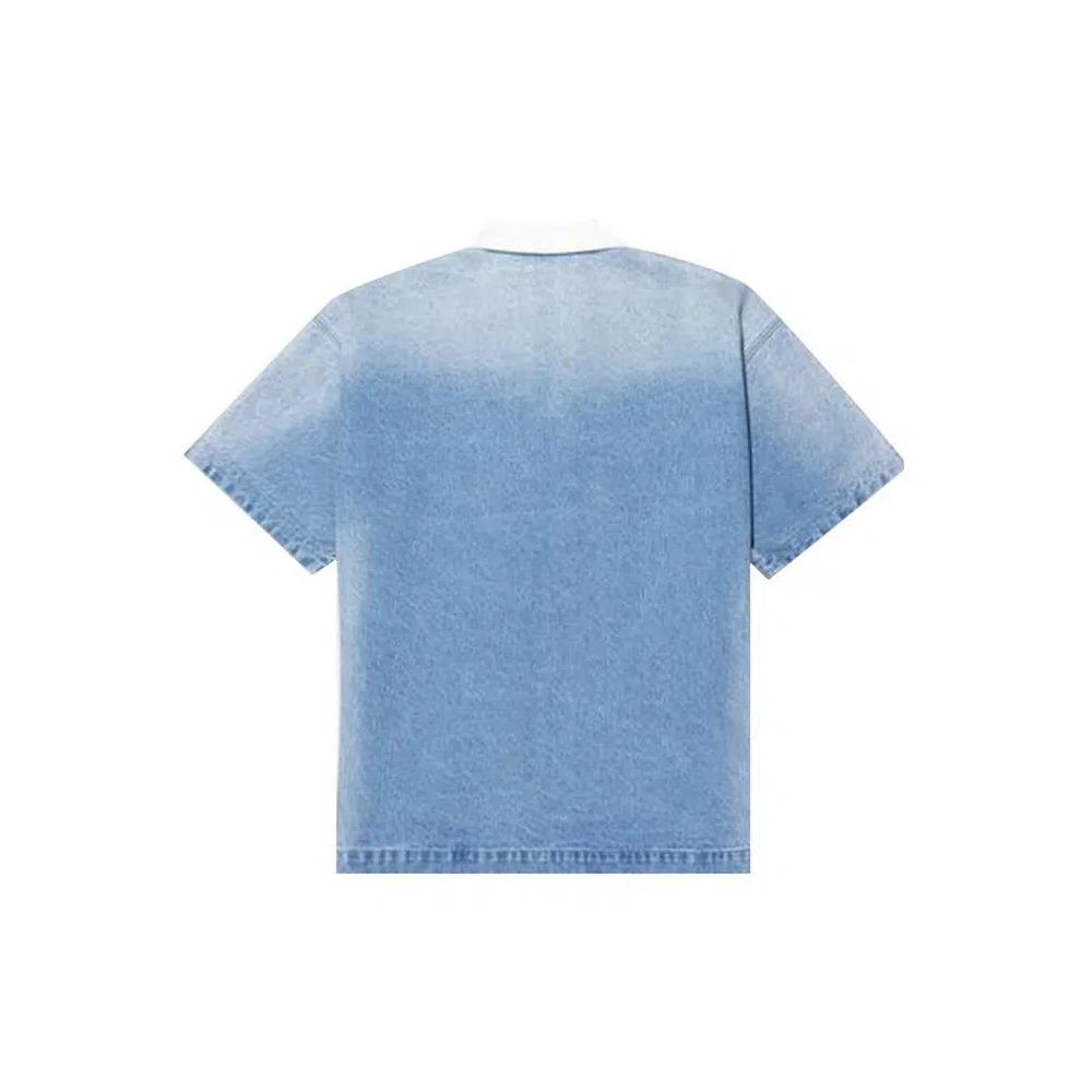 Поло PURPLE BRAND Embossed Polo Shirt 'Indigo' 2