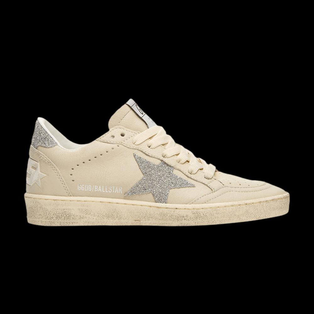 Кроссовки Wmns Golden Goose Ballstar Nappa Upper Toe And Spur 'Cream Crystal' 1
