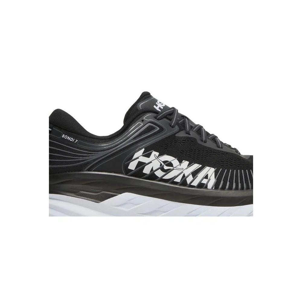 Кроссовки HOKA Bondi 7 'Black White' 2