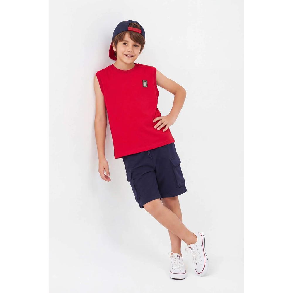 Хлопковый комплект Red Boy 1 April 23: футболка/шорты трикотажные Tkdss25Au00026 2