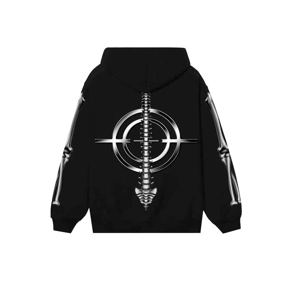 Худи Hoodies Revenge Chrome Skeleton 'Black' 2