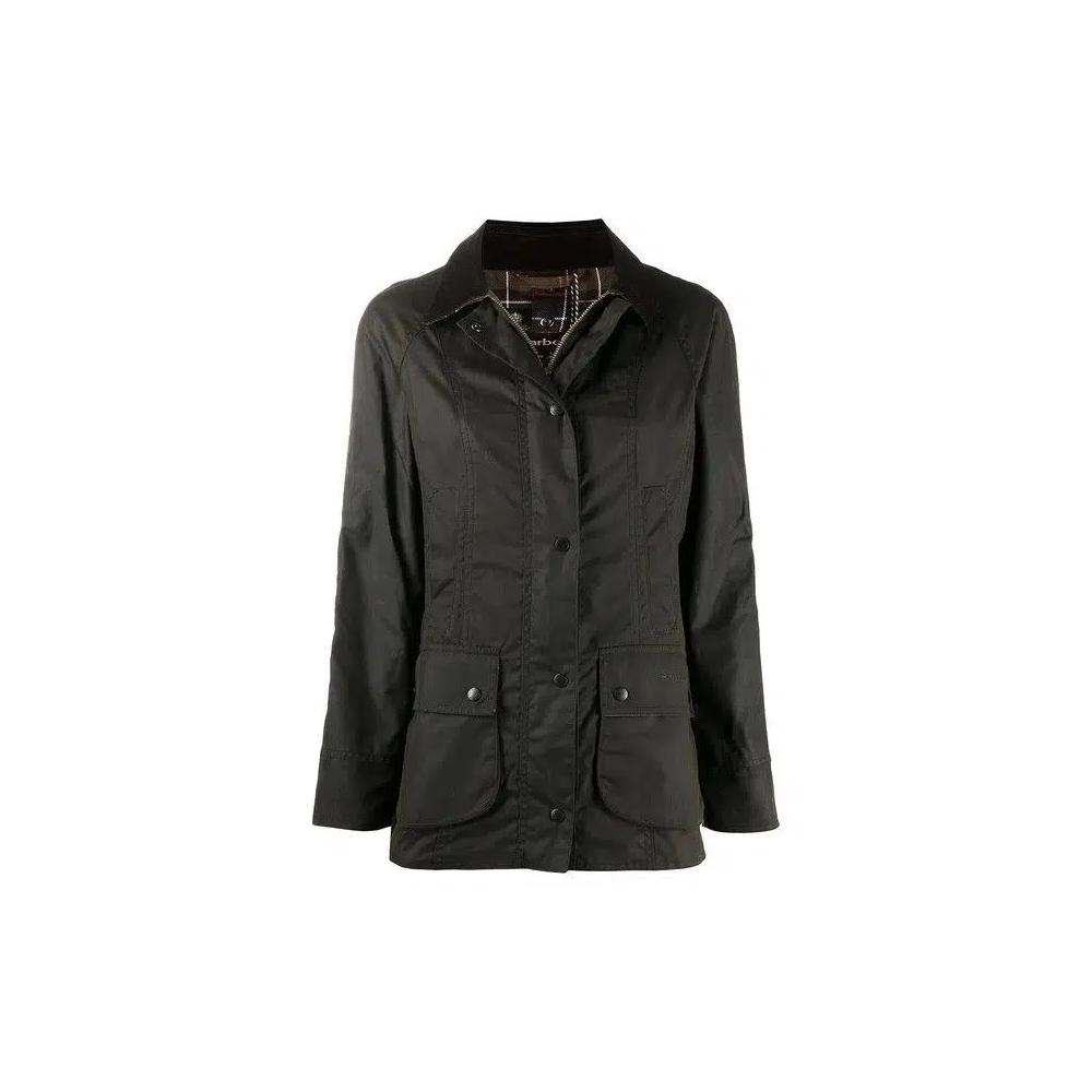 Бомберы Barbour Classic Beadnell Wax Jacket 'Olive' 1