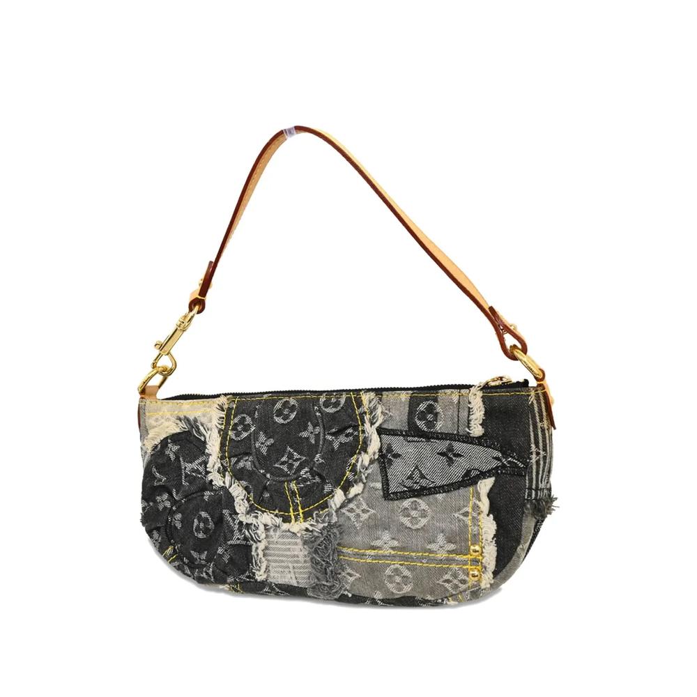 Сумка на плечо Monogram Denim Patchwork Pouchy (2007 год) 2