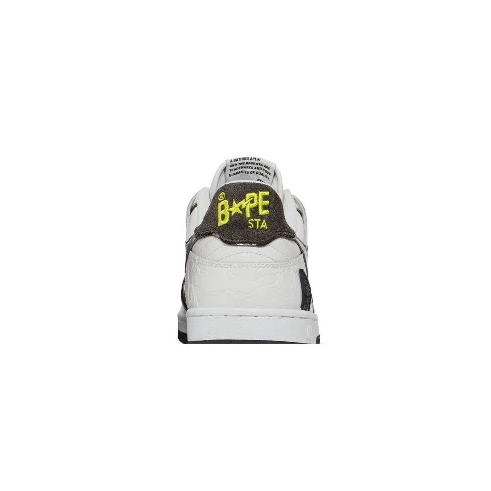 Кроссовки BAPE Sk8 Sta 'White Metallic Silver' 7