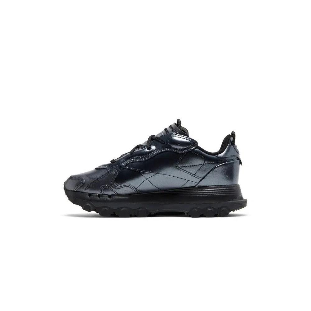 Обувь для активного отдыха Cardi B x Reebok Wmns Classic Leather 'Черный Темно-Серебристый' 3