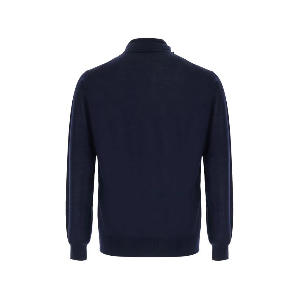high-neck long-sleeve sweater 2