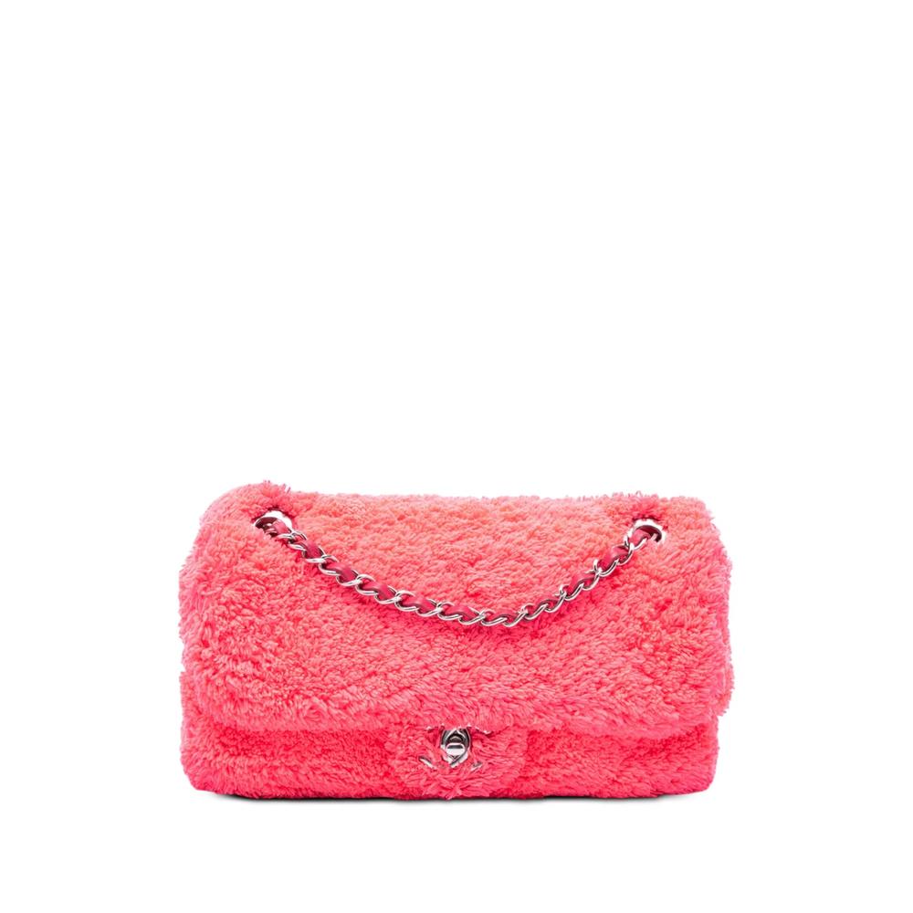 2019 Medium Quilted Terry Cloth Coco Beach Flap shoulder bag 1