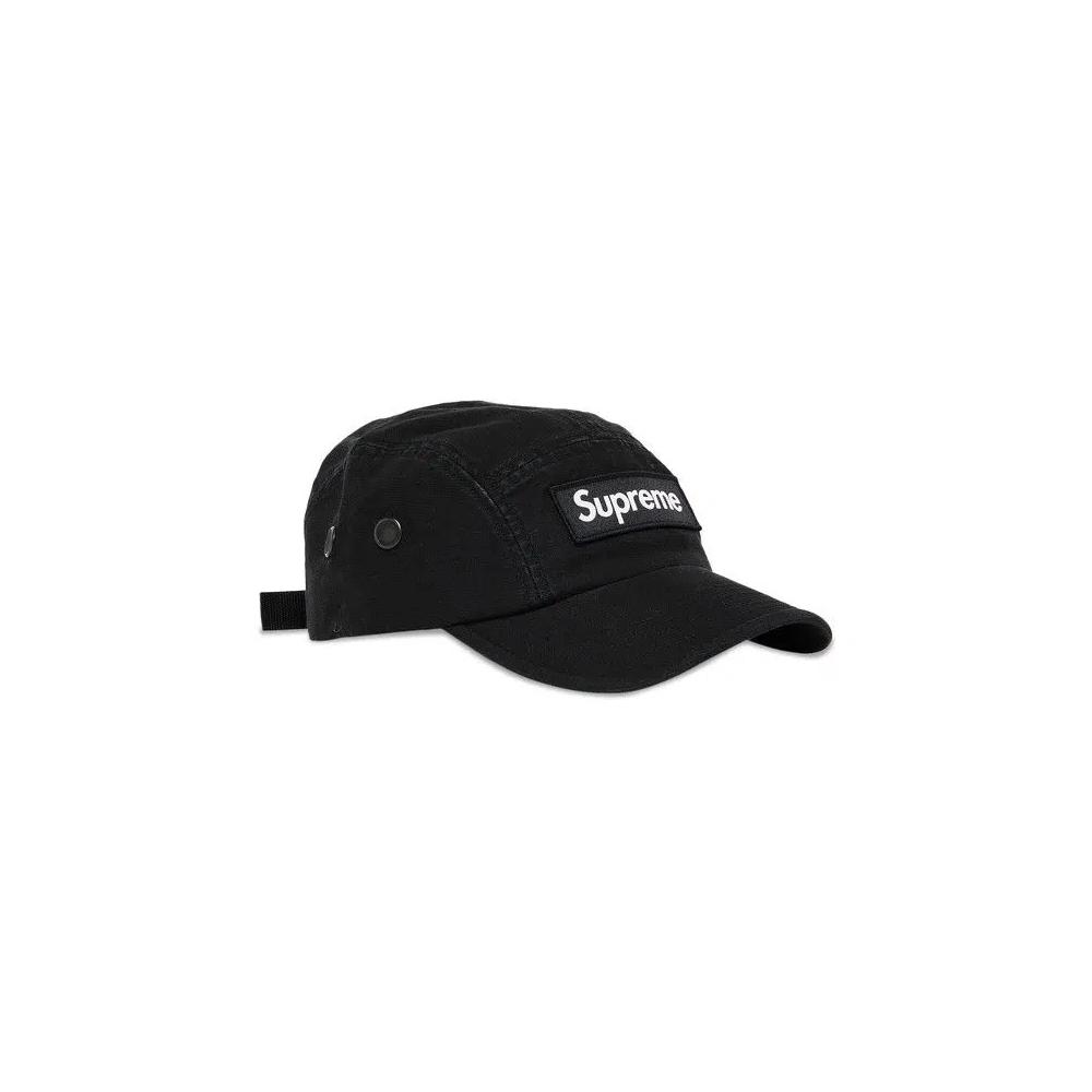 Кепка Supreme Military Camp Cap 'Black' 2