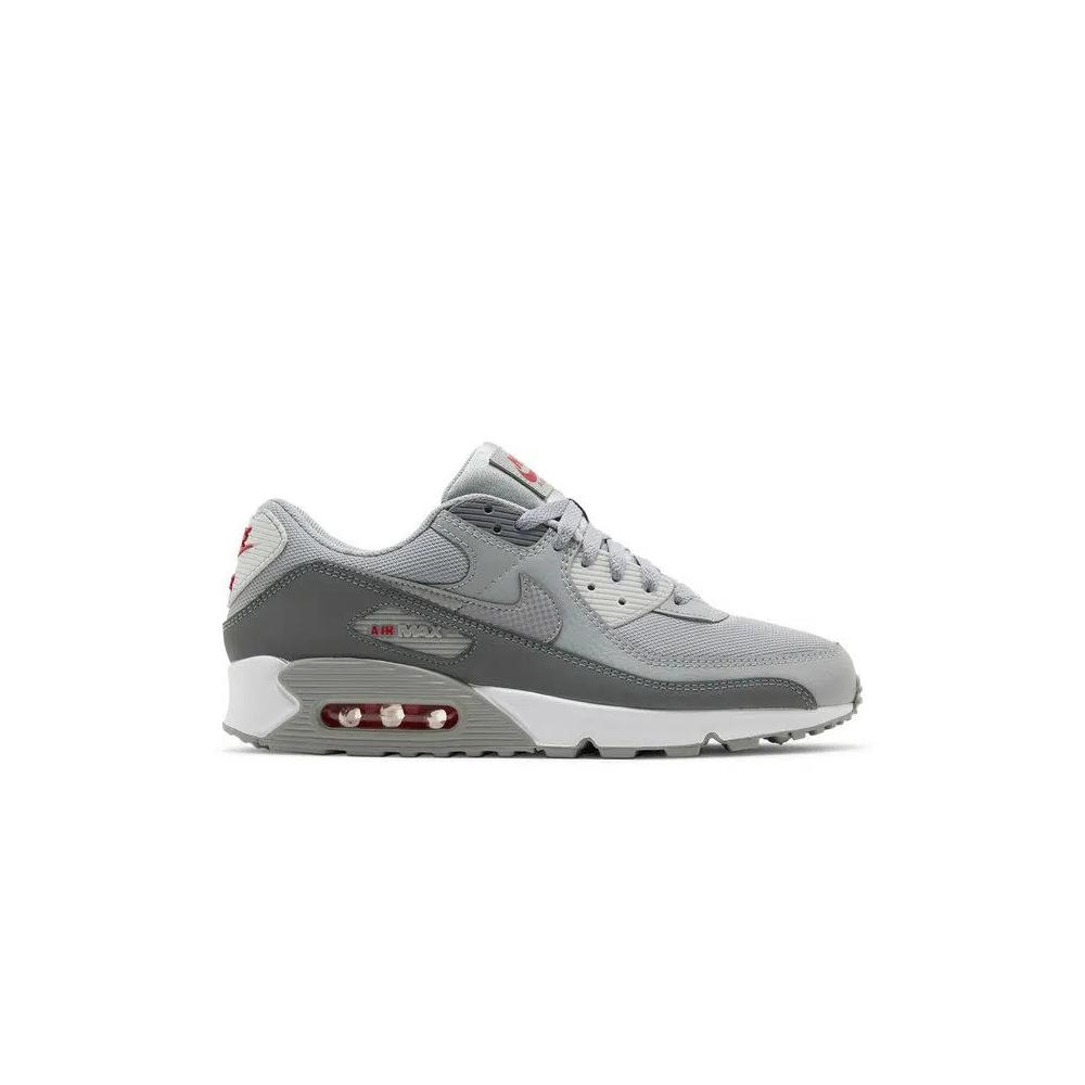 Кроссовки Nike Air Max 90 'Light Smoke Grey Red' 1