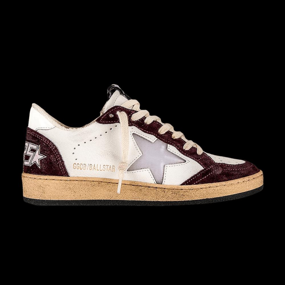 Кроссовки Golden Goose Wmns Ball Star 'Красное вино Белый' 1