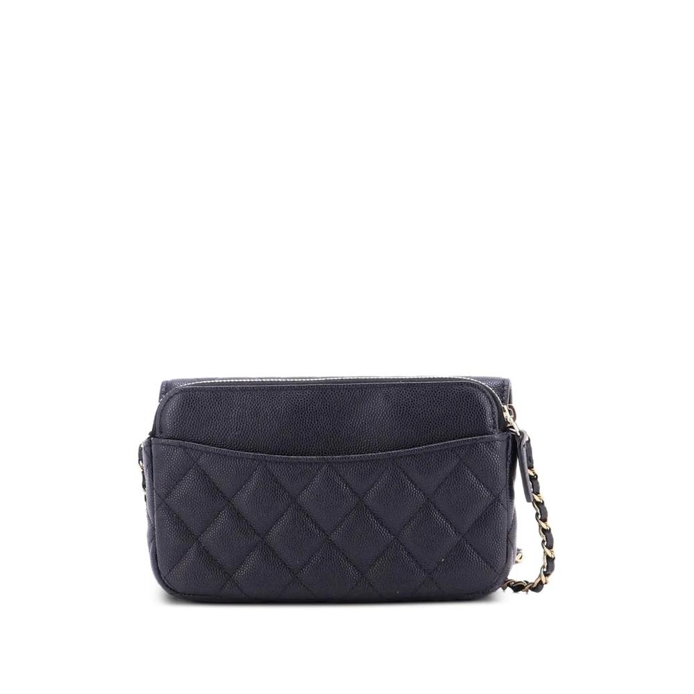 Клатч Classic Flap Phone Holder with Chain Quilted Caviar 2