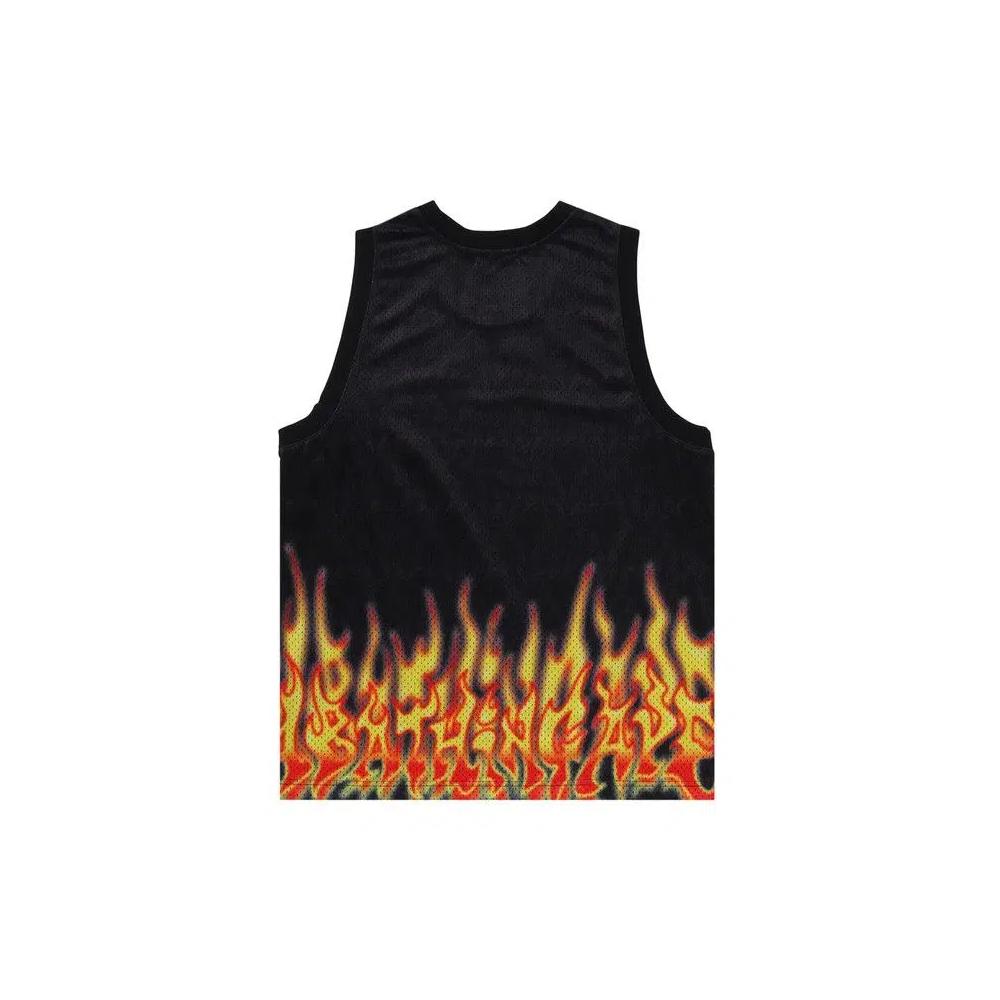 Жилеты BAPE Flame Mesh Vest 'Black' 2