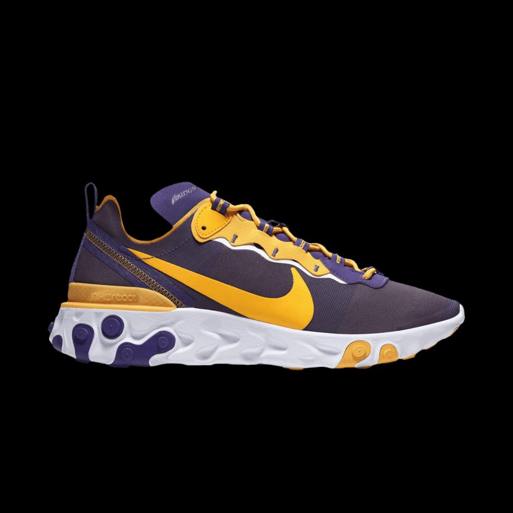 Кроссовки NFL x Nike React Element 55 'Minnesota Vikings' 1