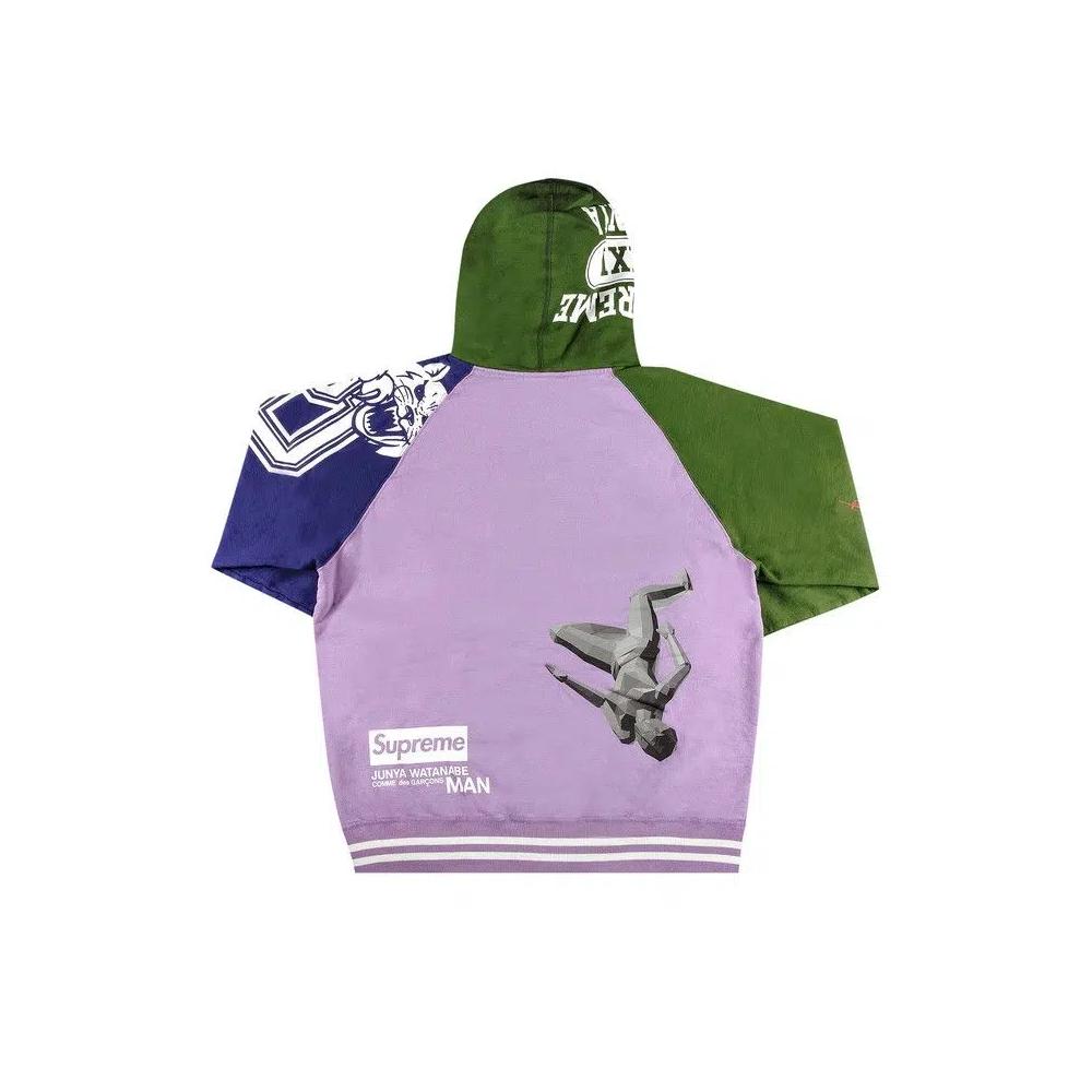 Толстовки Supreme x Junya Watanabe x Comme des Garçons MAN Zip Up Hooded Sweatshirt 'Violet' 2